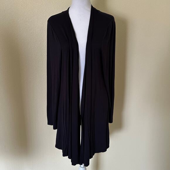 Lane Bryant Women’s Long Sleeves Open Front Navy Blue Lightweight Cardigan 14/16 - Picture 4 of 7